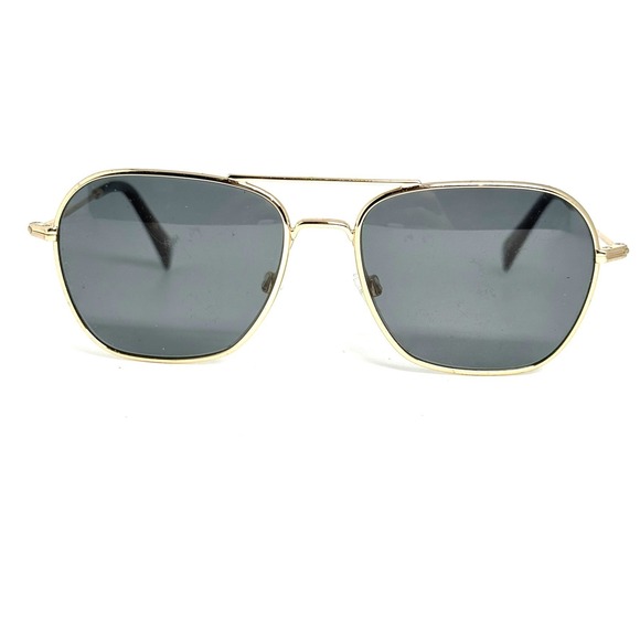 Warby Parker Other - Warby Parker Abe M 2403 Sunglasses Gold Aviator Square Grey Lens 55-18-145